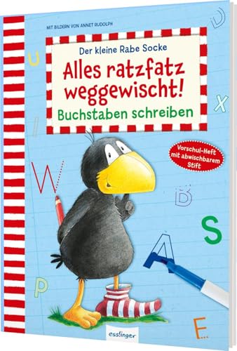 Der kleine Rabe Socke: Alles ratzfatz weggewischt!: Buchstaben schreiben | Erstes Lernen spielend leicht Der kleine Rabe Socke: Alles ratzfatz weggewischt!: Buchstaben schreiben | Erstes Lernen spielend leicht von Esslinger in der Thienemann-Esslinger Verlag GmbH