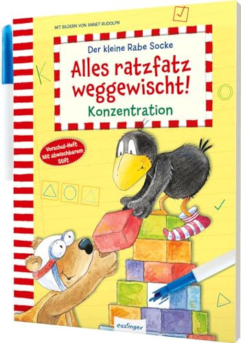 Der kleine Rabe Socke: Alles ratzfatz weggewischt!: Konzentration | Mit abwischbaren Seiten & Stift Der kleine Rabe Socke: Alles ratzfatz weggewischt!: Konzentration | Mit abwischbaren Seiten & Stift von Esslinger in der Thienemann-Esslinger Verlag GmbH