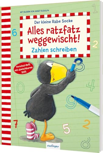 Der kleine Rabe Socke: Alles ratzfatz weggewischt!: Zahlen schreiben | Erstes Lernen spielend leicht Der kleine Rabe Socke: Alles ratzfatz weggewischt!: Zahlen schreiben | Erstes Lernen spielend leicht