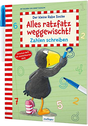 Der kleine Rabe Socke: Alles ratzfatz weggewischt!: Zahlen schreiben | Erstes Lernen spielend leicht Der kleine Rabe Socke: Alles ratzfatz weggewischt!: Zahlen schreiben | Erstes Lernen spielend leicht