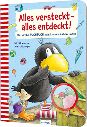 Der kleine Rabe Socke: Alles versteckt – alles entdeckt!: Das große Suchbuch vom kleinen Raben Socke von Esslinger Verlag