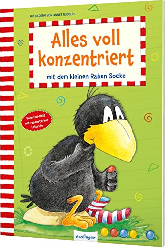 Der kleine Rabe Socke: Alles voll konzentriert mit dem kleinen Raben Socke: Konzentrationsübungen für Kinder ab 4 Jahren