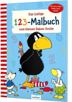 Der kleine Rabe Socke: Das lustige 1 2 3 - Malbuch vom kleinen Raben Socke von Esslinger in der Thienemann-Esslinger Verlag GmbH