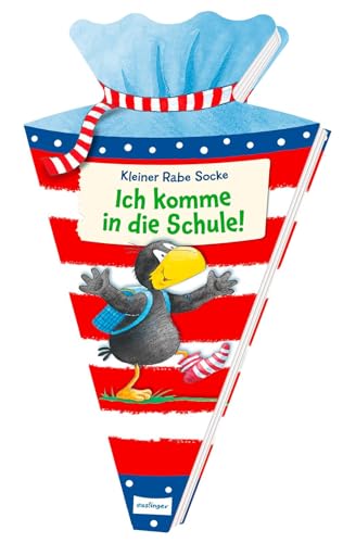 Der kleine Rabe Socke: Ich komme in die Schule!: Übungs- und Mitmach-Heft für Vorschule und Einschulung von Esslinger Verlag
