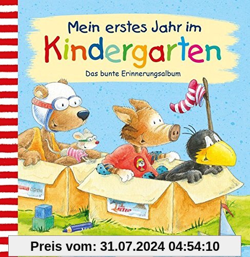 Der kleine Rabe Socke: Mein erstes Jahr im Kindergarten: Das bunte Erinnerungsalbum