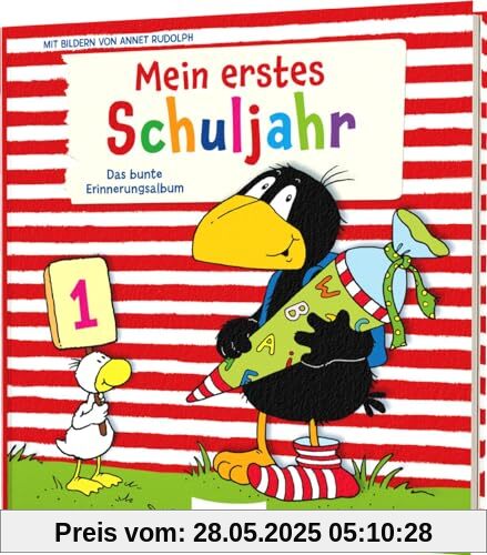 Der kleine Rabe Socke: Mein erstes Schuljahr: Das bunte Erinnerungsalbum | Eintragbuch Geschenk Schulanfang