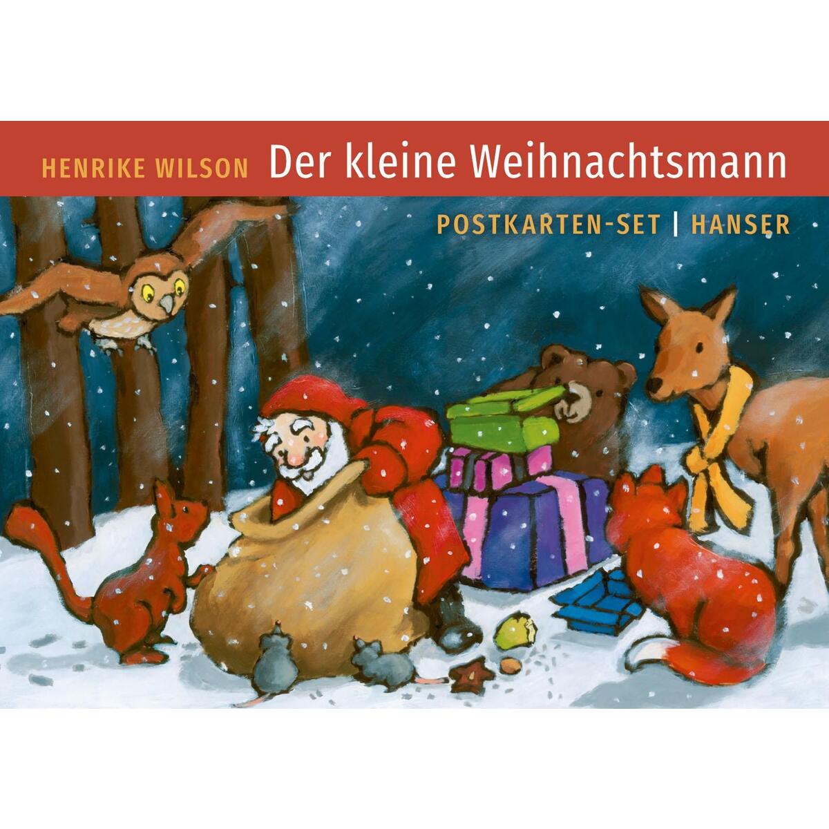 Der kleine Weihnachtsmann Postkarten-Set von Carl Hanser Verlag