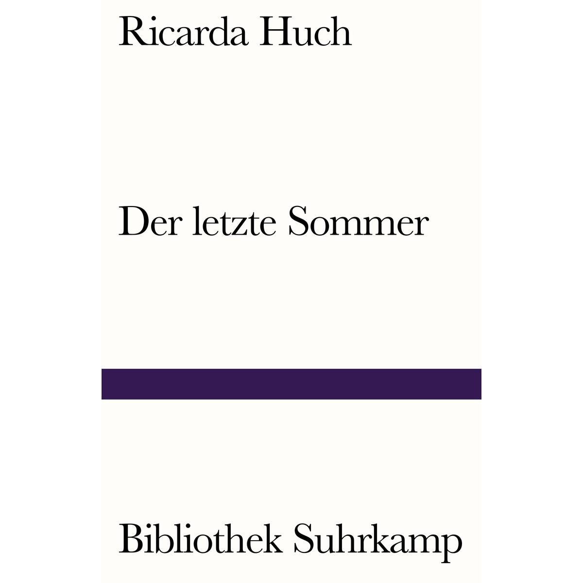 Der letzte Sommer von Suhrkamp Verlag