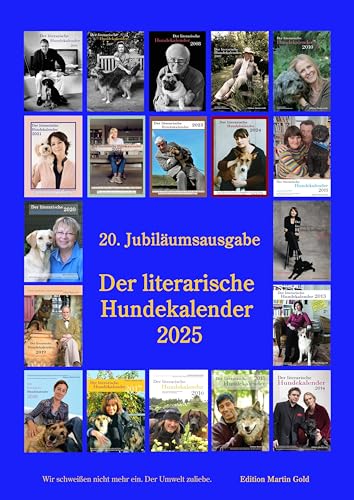 Der literarische Hundekalender 2025: Literarischer Wochenkalender von Edition Martin Gold
