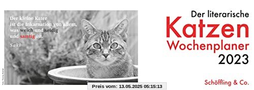 Der literarische Katzen Wochenplaner 2023