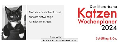Der literarische Katzen Wochenplaner 2024