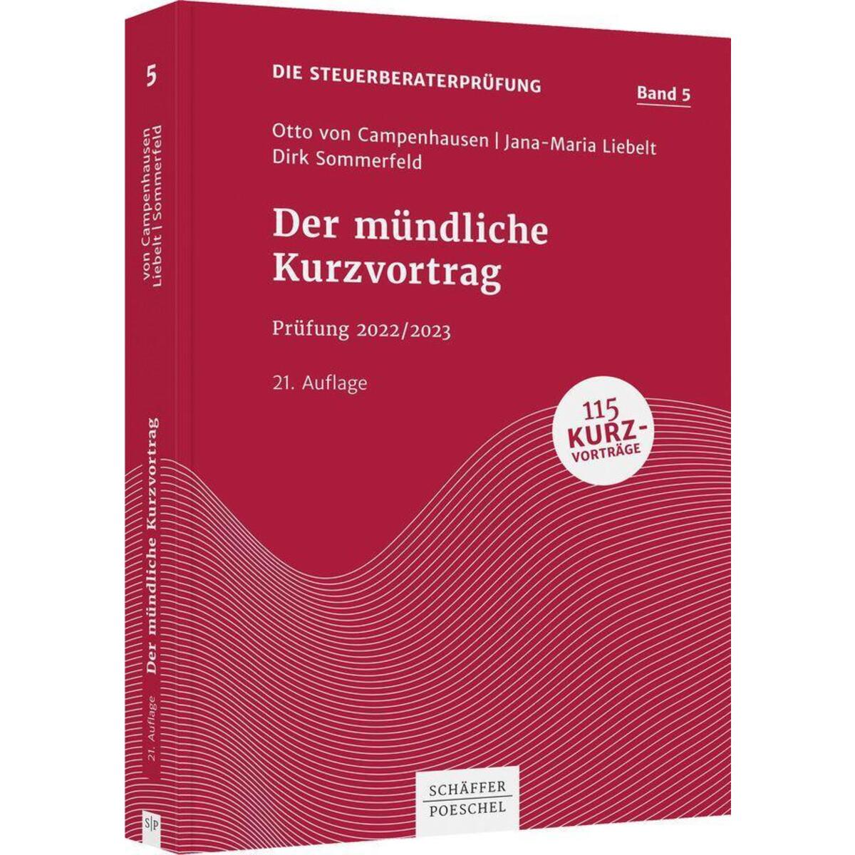 Der mündliche Kurzvortrag von Schäffer-Poeschel Verlag