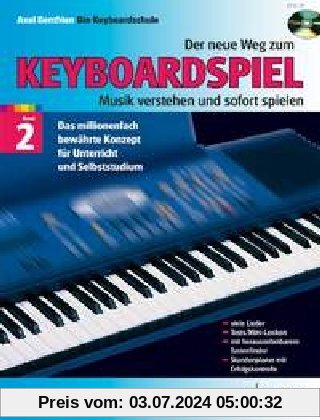 Der neue Weg zum Keyboardspiel, Bd. 2, m. Audio-CD