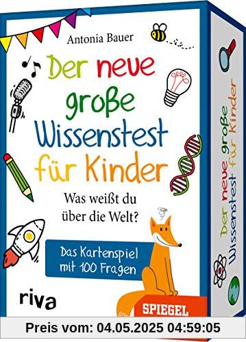 Der neue große Wissenstest für Kinder: Das Kartenspiel mit 100 Fragen