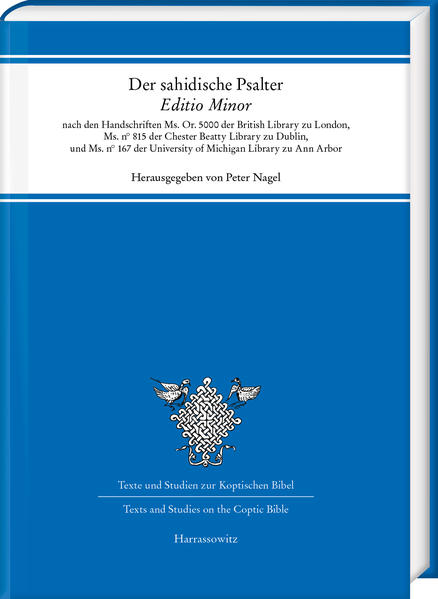 Der sahidische Psalter. Editio Minor von Harrassowitz