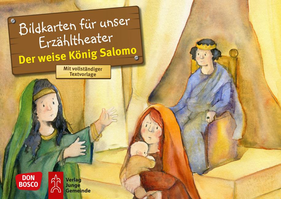 Der weise König Salomo. Kamishibai Bildkartenset. von Don Bosco Medien