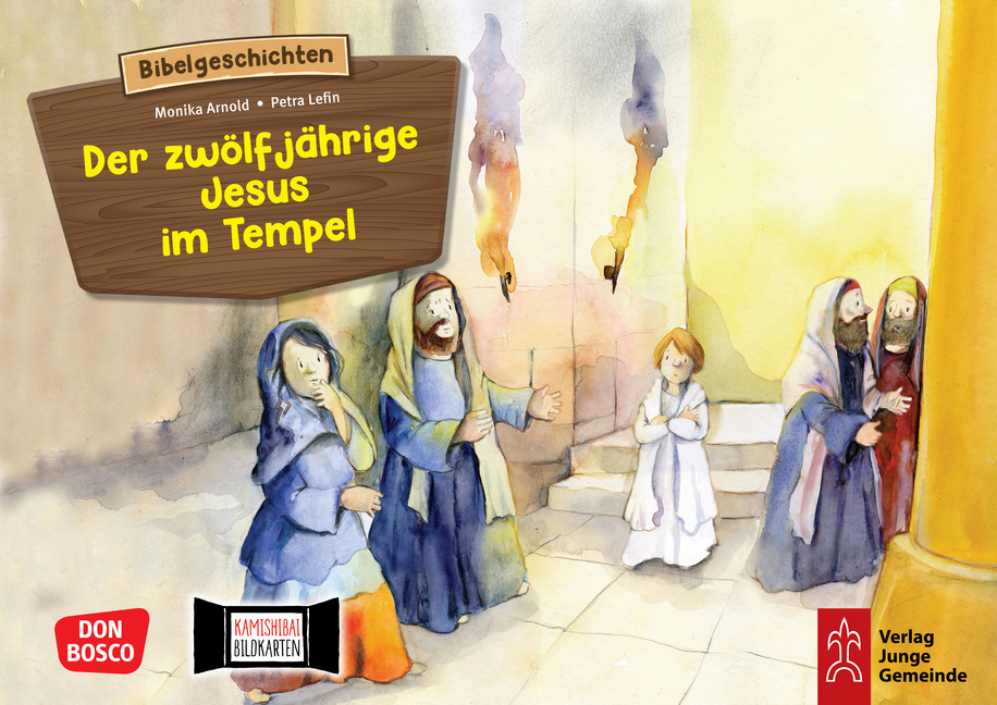 Der zwölfjährige Jesus im Tempel. Kamishibai Bildkartenset. von Don Bosco Medien