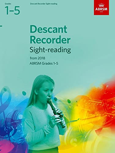 Descant Recorder Sight-Reading Tests, ABRSM Grades 1-5: from 2018 (ABRSM Sight-reading) von ABRSM