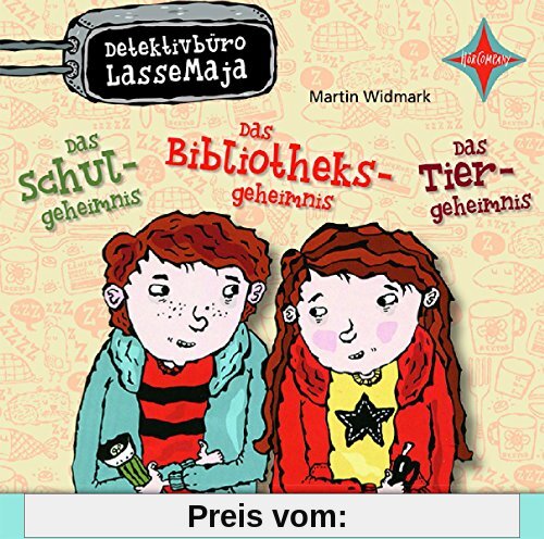 Detektivbüro LasseMaja Box - Das Schulgeheimnis/ Das Bibliotheksgeheimnis/ Das Tiergeheimnis: Sprecher: Jens Wawrczeck. 3 CD. Laufzeit ca. 135 Min.