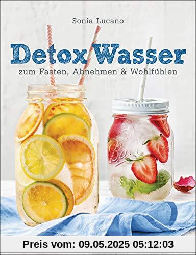 Detox Wasser - zum Fasten, Abnehmen und Wohlfühlen. Mit Früchten, Gemüse, Kräutern und Mineralwasser: Geschmackserlebnis fruit infused water: ... Antioxidantien, Vitaminen und viel Geschmack