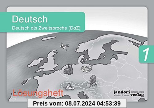Deutsch 1 (DaZ) (Lösungsheft): Deutsch als Zweitsprache
