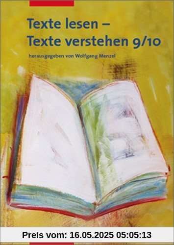 Deutsch Lernhilfen - Sekundarstufe I: Texte lesen - Texte verstehen: Arbeitsheft 9 / 10 Deutsch Lernhilfen - Sekundarstufe I: Texte lesen - Texte verstehen: Arbeitsheft 9 / 10