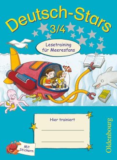 Deutsch-Stars 3/4. Lesetraining für Meeresfans von Oldenbourg Schulbuchverlag