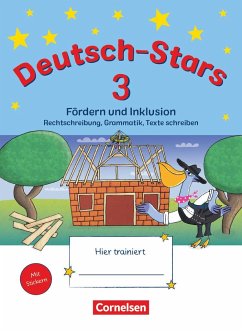 Deutsch-Stars 3. Schuljahr. Fördern und Inklusion - Übungsheft. Mit Lösungen von Cornelsen Verlag