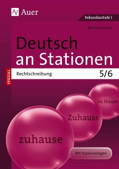 Deutsch an Stationen spezial Rechtschreibung 5-6 von Auer Verlag in der AAP Lehrerwelt GmbH