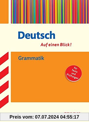 Deutsch - auf einen Blick! Grammatik