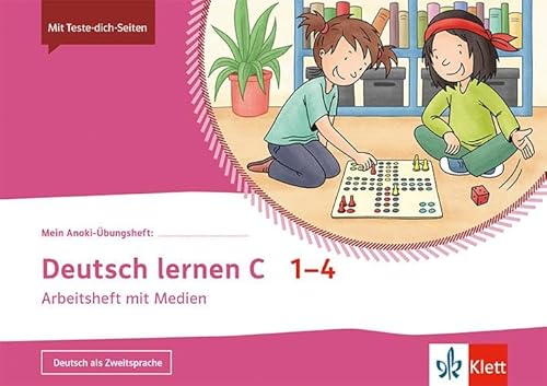 Deutsch lernen C 1-4: Arbeitsheft mit Medien Klasse 1-4 (Mein Anoki-Übungsheft) von Klett