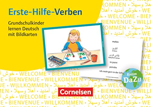 Deutsch lernen mit Fotokarten - Grundschule: Erste-Hilfe-Verben - 100 Bildkarten von Cornelsen Vlg Scriptor
