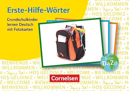 Deutsch lernen mit Fotokarten - Grundschule: Erste-Hilfe-Wörter - 250 Bildkarten