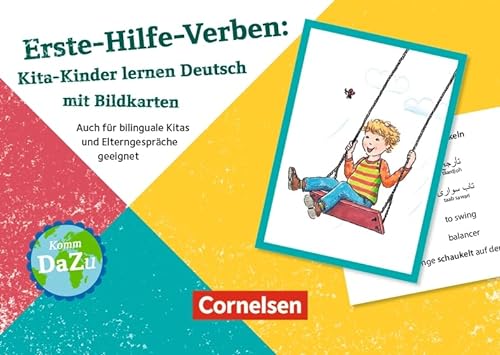 Erste-Hilfe-Verben: Kita-Kinder lernen Deutsch mit Bildkarten: Auch für bilinguale Kitas und Elterngespräche geeignet (Deutsch lernen mit Fotokarten - Kita) von Cornelsen bei Verlag an der Ruhr