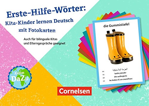 Deutsch lernen mit Fotokarten - Kita: Erste-Hilfe-Wörter: 250 Fotokarten: Auch für bilinguale Kitas und Elterngespräche geeignet
