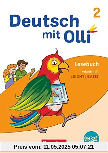 Deutsch mit Olli - Lesen 2-4 - Ausgabe 2021 - 2. Schuljahr: Arbeitsheft Leicht / Basis - Mit BOOKii-Funktion Deutsch mit Olli - Lesen 2-4 - Ausgabe 2021 - 2. Schuljahr: Arbeitsheft Leicht / Basis - Mit BOOKii-Funktion