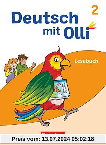 Deutsch mit Olli - Lesen 2-4 - Ausgabe 2021 - 2. Schuljahr: Lesebuch - Mit Lesetagebuch