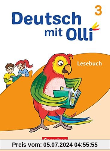 Deutsch mit Olli - Lesen 2-4 - Ausgabe 2021 - 3. Schuljahr: Lesebuch - Mit Lesetagebuch