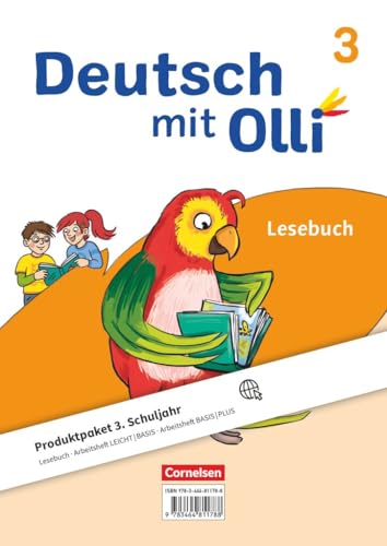 Deutsch mit Olli|NULL|Lesen 2-4 - Ausgabe 2021|3. Schuljahr|NULL|NULL|Produktpaket|Lesebuch , Arbeitsheft Leicht / Basis und Arbeitsheft Basis / Plus Deutsch mit Olli|NULL|Lesen 2-4 - Ausgabe 2021|3. Schuljahr|NULL|NULL|Produktpaket|Lesebuch , Arbeitsheft Leicht / Basis und Arbeitsheft Basis / Plus von Cornelsen Verlag
