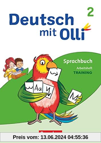 Deutsch mit Olli - Sprache 2-4 - Ausgabe 2021 - 2. Schuljahr: Training: Rechtschreibung und Grammatik - Arbeitsheft
