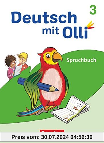 Deutsch mit Olli - Sprache 2-4 - Ausgabe 2021 - 3. Schuljahr: Sprachbuch - Mit Lernentwicklungsheft und Grammatikkarte