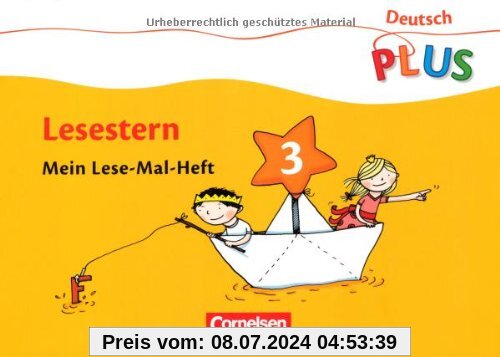Deutsch plus - Grundschule - Lese-Mal-Hefte: Lesestern: Arbeitsheft 3