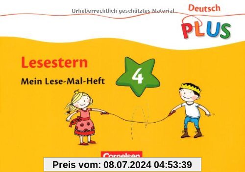 Deutsch plus - Grundschule - Lese-Mal-Hefte: Lesestern: Arbeitsheft 4