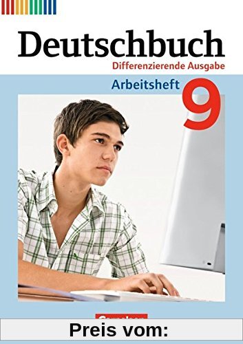 Deutschbuch - Differenzierende Ausgabe: 9. Schuljahr - Arbeitsheft mit Lösungen