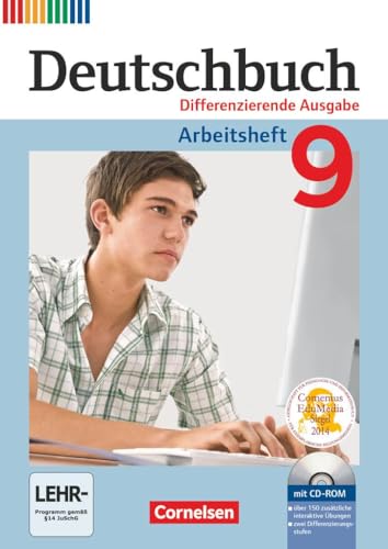 Deutschbuch - Sprach- und Lesebuch - Zu allen differenzierenden Ausgaben 2011 - 9. Schuljahr: Arbeitsheft mit Lösungen und Übungs-CD-ROM