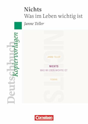 Deutschbuch Gymnasium - Ideen zur Jugendliteratur: Nichts: Was im Leben wichtig ist - Empfohle... Deutschbuch Gymnasium - Ideen zur Jugendliteratur: Nichts: Was im Leben wichtig ist - Empfohle...
