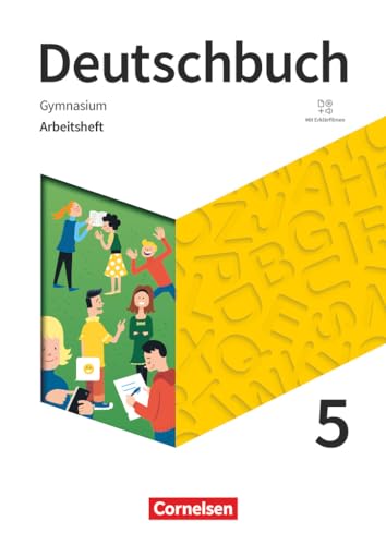 Deutschbuch Gymnasium - Zu den Ausgaben: Neue Allgemeine Ausgabe und Niedersachsen – Neue Ausgabe - 5. Schuljahr: Arbeitsheft mit Lösungen von Cornelsen Verlag GmbH