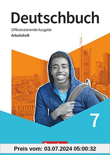 Deutschbuch - Sprach- und Lesebuch - Differenzierende Ausgabe 2020 - 7. Schuljahr: Arbeitsheft mit Lösungen