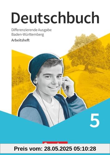 Deutschbuch - Sprach- und Lesebuch - Differenzierende Ausgabe Baden-Württemberg 2024 - 5. Schuljahr: Arbeitsheft mit Lösungen