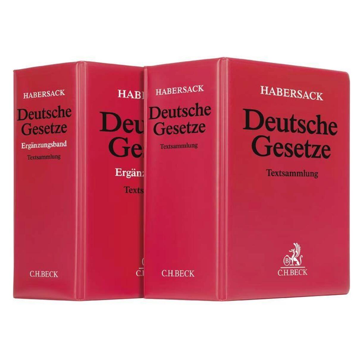 Deutsche Gesetze (mit Fortsetzungsnotierung). Inkl. 200. Ergänzungslieferung und... von C.H. Beck